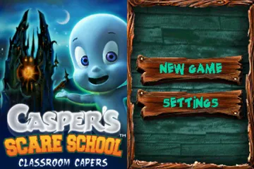 Casper's Scare School - Classroom Capers (Europe) (En,Fr,De,Es,It,Nl,Pt,Sv,No,Da,Fi) screen shot title